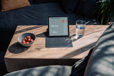 personal health dashboard tracking inflammation and recovery