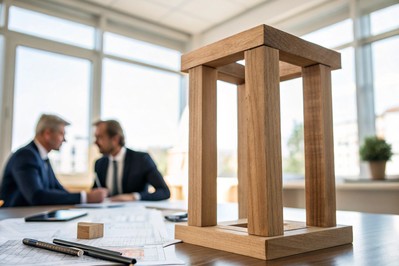 okvir s četiri stupa koji vodi u fazirani plan