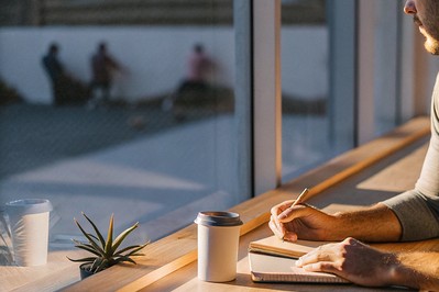 Pre-dawn training ritual with journal and coffee