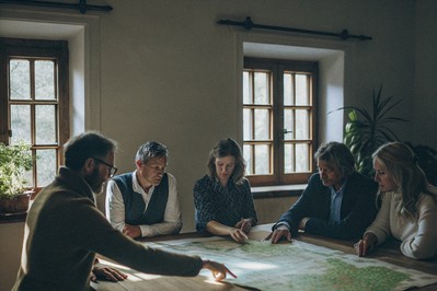 Map versus terrain brain model in a leadership meeting