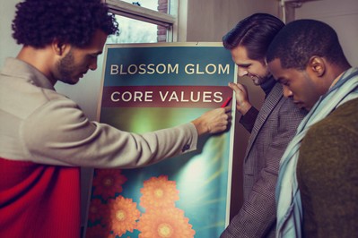 Tim potpisuje poster s tri vrijednosti