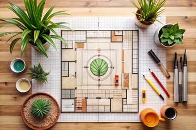 tlocrt s bagua rasterom