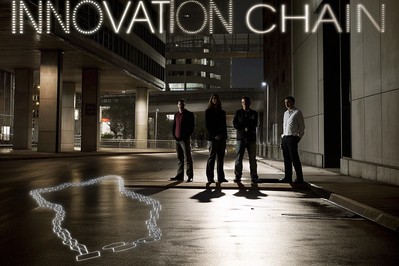 skica lanca inovacija s jednom slabom karikom