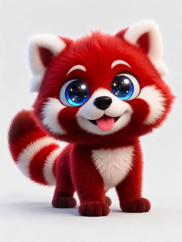 Rubi the red panda